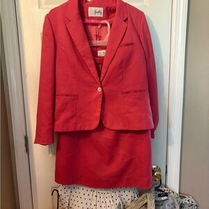 Red Skirt Suit‎ Set